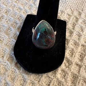 Sonora Sunrise Jasper Sterling Ring